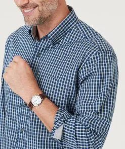 Gazman Easy Care Oxford Check Shirt - Teal 9 Gazman Easy Care Oxford Check Shirt - Teal -Cheap Accessories Store 4 2cf8d9f3 c3a1 44eb ba13 3abd39dfa82b