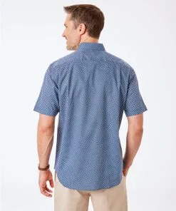 Gazman Geometric Print Short Sleeve Shirt - Navy 9 Gazman Geometric Print Short Sleeve Shirt - Navy -Cheap Accessories Store 4 3f3a56d3 b7ea 46df af29 76d4bffe6864