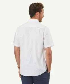 Gazman Oval Print Short Sleeve Shirt - White 9 Gazman Oval Print Short Sleeve Shirt - White -Cheap Accessories Store 4 5ea4886f 6664 4379 9bbf 227adad7e8b6