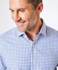 Gazman Easy Care Twill Check Shirt - Blue 9 Gazman Easy Care Twill Check Shirt - Blue -Cheap Accessories Store 4 74019055 c664 4f20 9c95 cce7e1e017f3