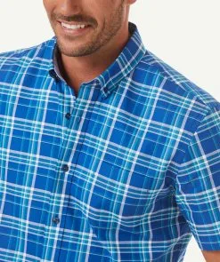 Gazman Tailored Fit Easy Care Short Sleeve Shirt - Cobalt 10 Gazman Tailored Fit Easy Care Short Sleeve Shirt - Cobalt -Cheap Accessories Store 4 806d613e c819 4735 b84f 42164da96880