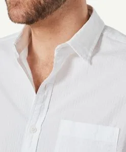 Gazman Casual Textured Linen Blend Plain Shirt - White 12 Gazman Casual Textured Linen Blend Plain Shirt - White -Cheap Accessories Store 4 851ae100 f337 4422 9e90 11ee6d496277