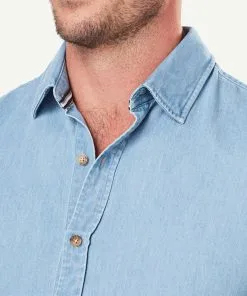 Gazman Tailored Casual Plain Denim Long Sleeve Shirt - Denim 10 Gazman Tailored Casual Plain Denim Long Sleeve Shirt - Denim -Cheap Accessories Store 4 8a7293c6 9b4f 4d54 8f44 cbddd43693a6