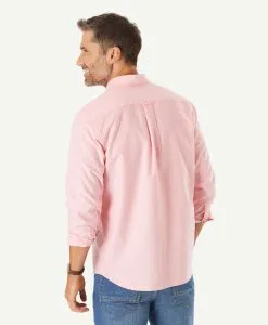 Gazman Casual Plain Oxford Shirt - Coral -Cheap Accessories Store 4 9b6ec8be 1d69 4b13 84d2 b578cebb1124