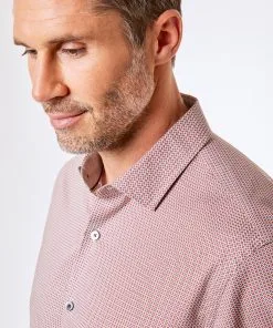 Gazman Tailored Fit Smart Square Print Shirt - Brick 9 Gazman Tailored Fit Smart Square Print Shirt - Brick -Cheap Accessories Store 4 9fa13cd1 cce3 4b5e 8e4f 254a375d1bc9