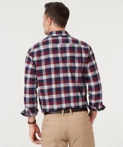 Gazman Brushed Twill Box Check Shirt - Brick 9 Gazman Brushed Twill Box Check Shirt - Brick -Cheap Accessories Store 4 a004f94c a4a9 4c87 a15b d4aaf1ca36e3