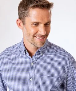 Gazman Casual Stretch Gingham Shirt - Navy 9 Gazman Casual Stretch Gingham Shirt - Navy -Cheap Accessories Store 4 aeeb6505 9fa3 437a a4cb bae50ab4aa0f