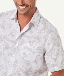 Gazman Linen Blend Floral Short Sleeve Shirt - Dove 10 Gazman Linen Blend Floral Short Sleeve Shirt - Dove -Cheap Accessories Store 4 f22e4bfc 8075 4ec3 9301 653519b7dbcb