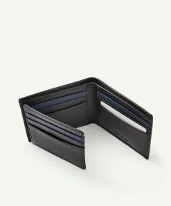 Gazman Leather Tri Fold Wallet - BLACK -Cheap Accessories Store 5 45887