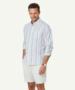 Gazman Casual Madras Stripe Long Sleeve Shirt - Multi Stripe 12 Gazman Casual Madras Stripe Long Sleeve Shirt - Multi Stripe -Cheap Accessories Store 5 46945