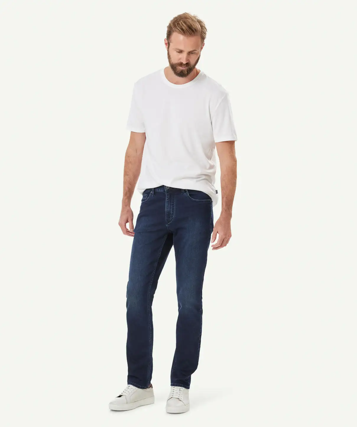 Gazman Merricks Knit Modern Fit Jeans - Indigo 7 Gazman Merricks Knit Modern Fit Jeans - Indigo - Image 5