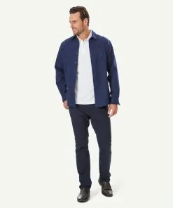 Gazman Brushed Overshirt - Navy 12 Gazman Brushed Overshirt - Navy -Cheap Accessories Store 5 49968