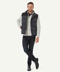Gazman Wilmot Panel Vest - Ash -Cheap Accessories Store 5 50060