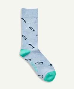 Gazman Non Tight Marlin Sock - Blue Marle -Cheap Accessories Store 5 90b1209d c139 4ee0 aec6 b27e3f9c3b93