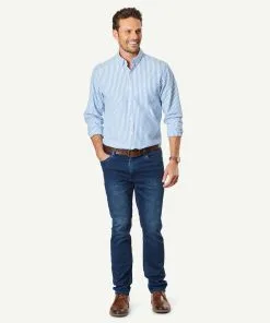 Gazman Tailored Casual Stretch Stripe Long Sleeve Shirt - Marine Blue 15 Gazman Tailored Casual Stretch Stripe Long Sleeve Shirt - Marine Blue -Cheap Accessories Store 5 9f62cddf b6ec 4ed8 8ae6 4620b6bfa42c