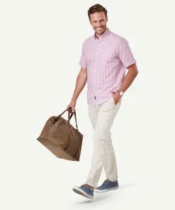 Gazman Easy Care Check Short Sleeve Shirt - Berry -Cheap Accessories Store 5 e0215ae6 786d 4d03 b33b f78350a85036