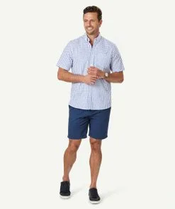 Gazman Easy Care Check Short Sleeve Shirt - White 13 Gazman Easy Care Check Short Sleeve Shirt - White -Cheap Accessories Store 6 47308