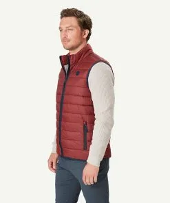 Gazman Lightweight Puffer Vest - Brick -Cheap Accessories Store 6 48871