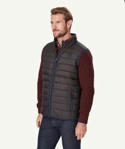 Gazman Lightweight Puffer Vest - Graphite -Cheap Accessories Store 6 48876