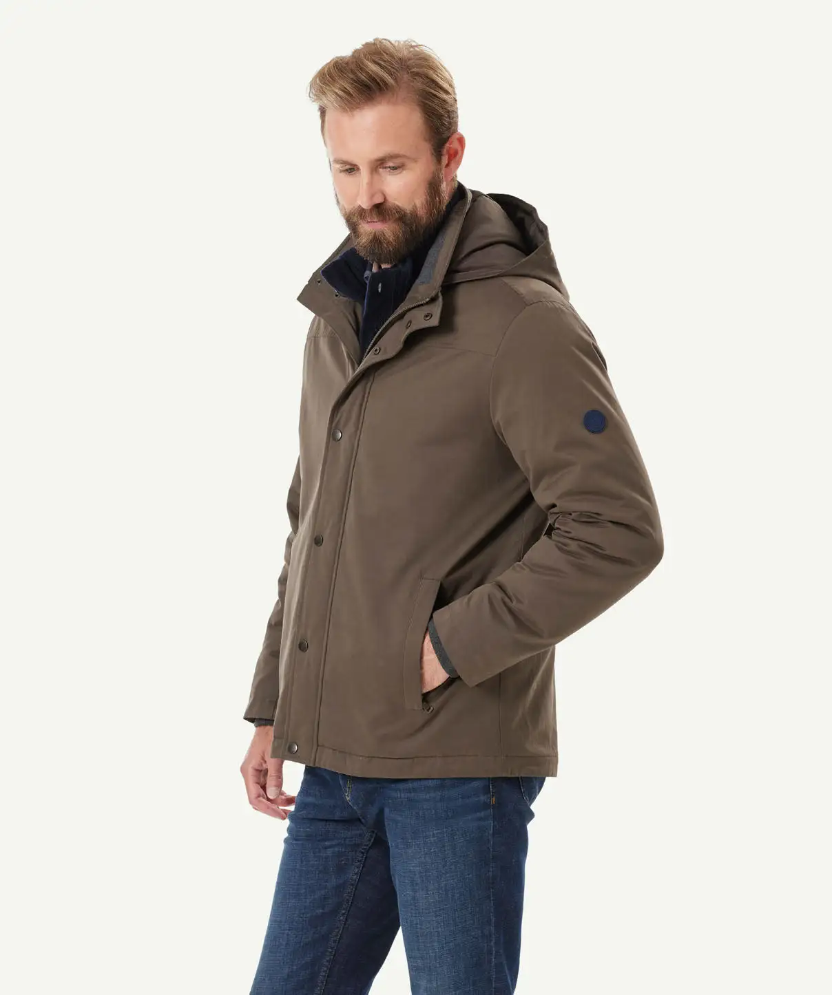 Gazman Stadium Jacket - Walnut 8 Gazman Stadium Jacket - Walnut - Image 6