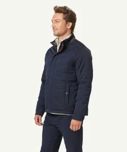 Gazman Modern Quilted Jacket - Navy -Cheap Accessories Store 6 49692
