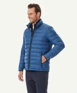 Gazman Lightweight Puffer Jacket - Denim -Cheap Accessories Store 6 49734