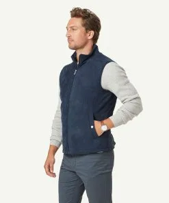 Gazman Suede Touch Vest - Navy -Cheap Accessories Store 6 50073