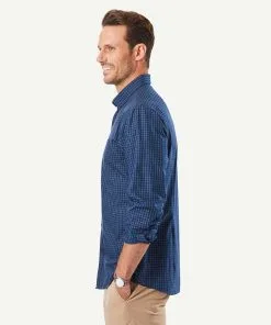 Gazman Tailored Easy Care Check Long Sleeve Shirt - Navy 13 Gazman Tailored Easy Care Check Long Sleeve Shirt - Navy -Cheap Accessories Store 6 23d4387f 2a39 4ce2 8740 6e71d8a4d8f9