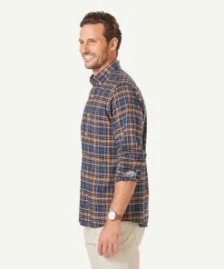 Gazman Brushed Multi Twill Check Long Sleeve Shirt - Multi Check -Cheap Accessories Store 6 82e9c933 722d 479b aa0d 00cb01d3a2da