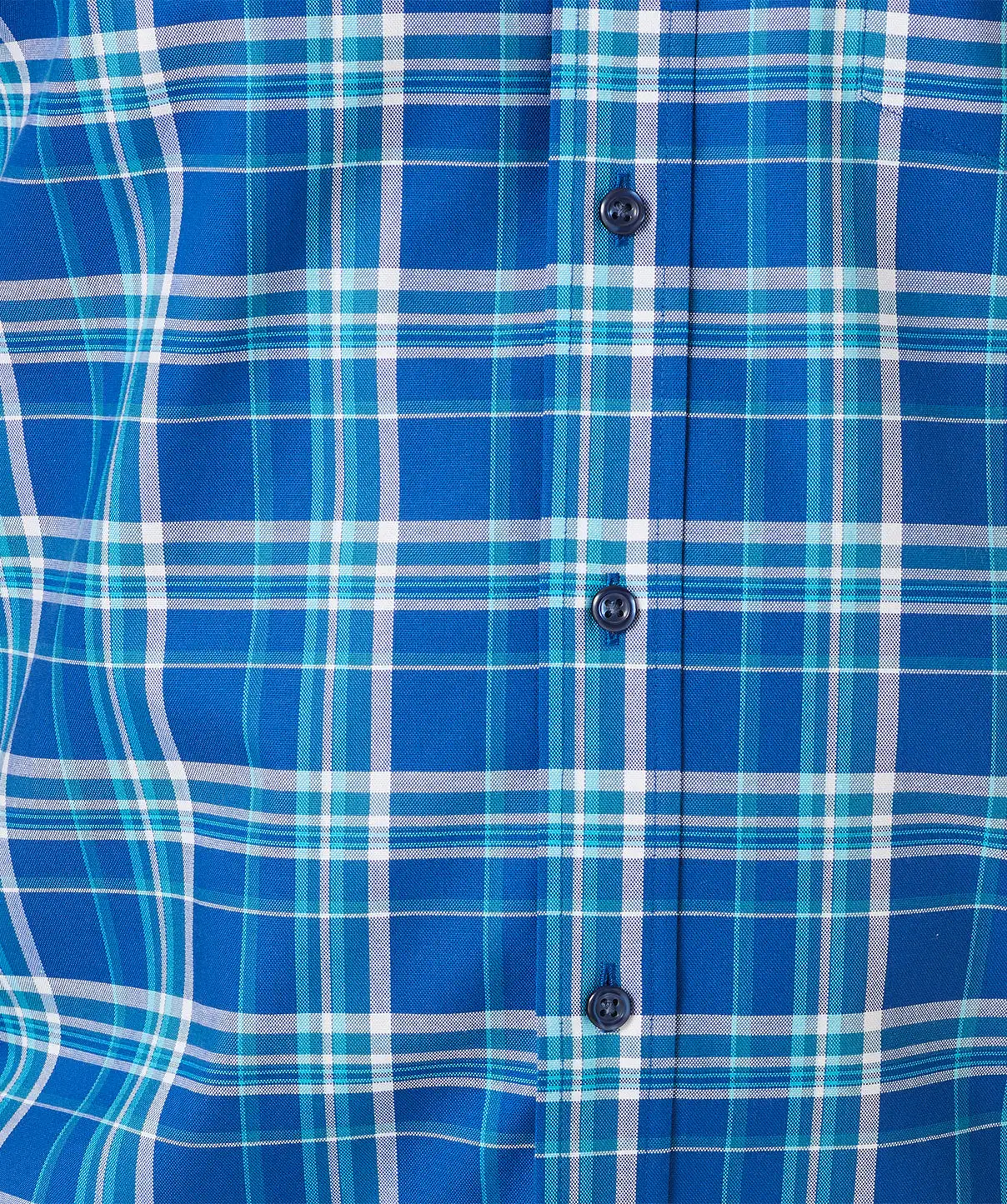 Gazman Tailored Fit Easy Care Short Sleeve Shirt - Cobalt 7 Gazman Tailored Fit Easy Care Short Sleeve Shirt - Cobalt - Image 5