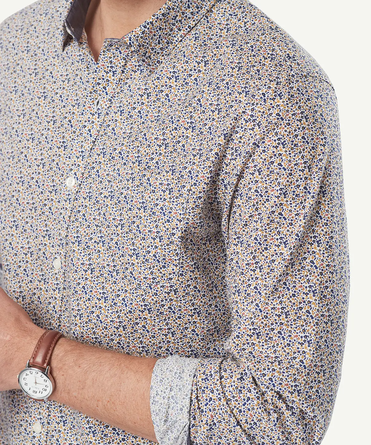 Gazman Tailored Casual Floral Print Long Sleeve Shirt - Autumn 8 Gazman Tailored Casual Floral Print Long Sleeve Shirt - Autumn - Image 6