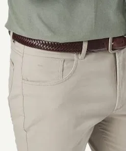 Gazman Modern Stretch 5 Pocket Pants - Limestone -Cheap Accessories Store 7 43073