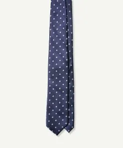 Gazman Silk Polka Dot Tie - Navy -Cheap Accessories Store 7 43508