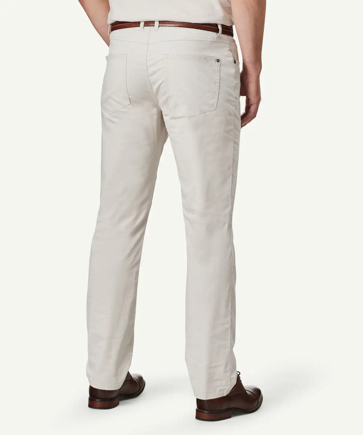 Gazman Featherweight Five Pocket Pants - Putty 8 Gazman Featherweight Five Pocket Pants - Putty - Image 7