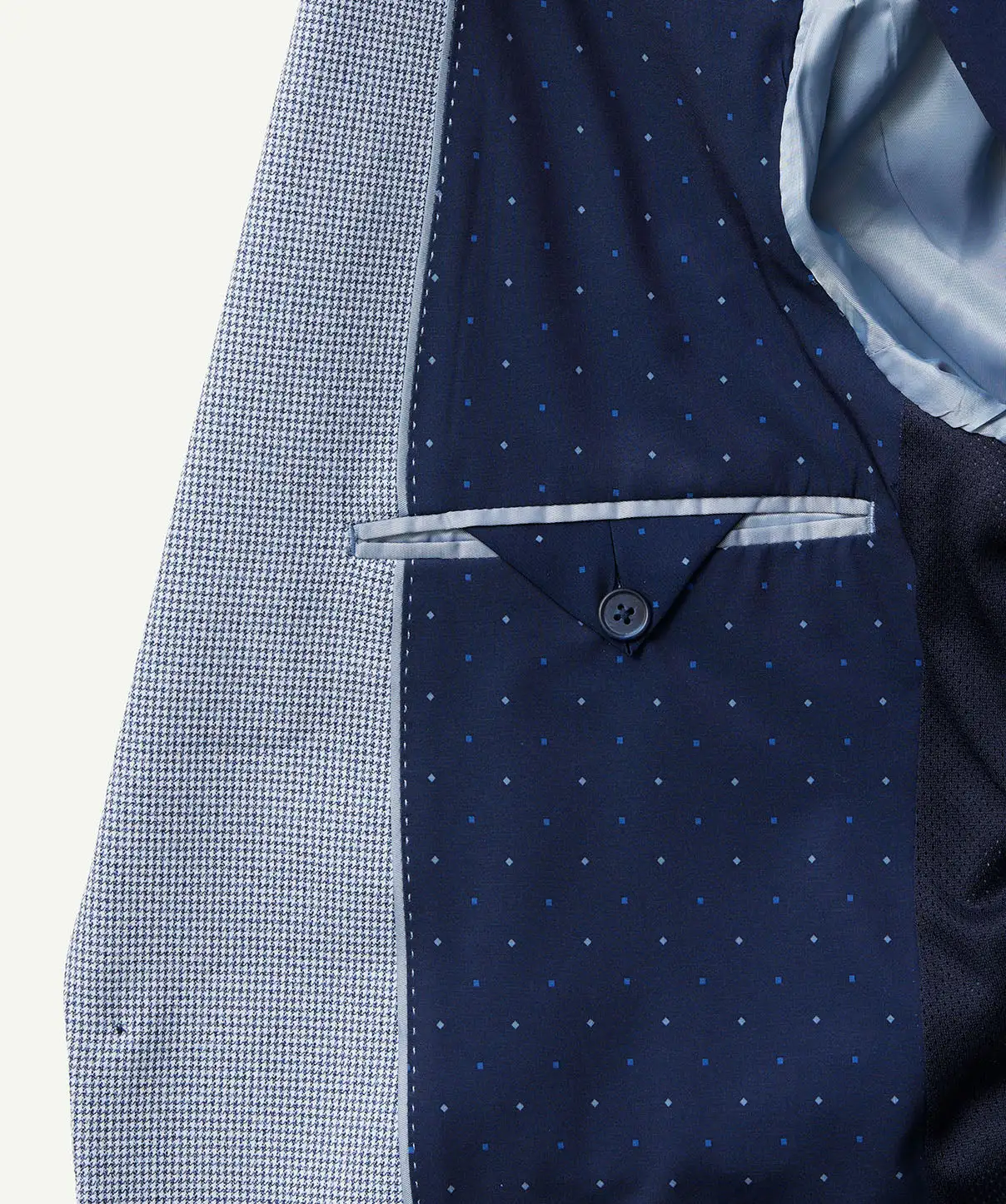 Gazman Performance Houndstooth Sports Jacket - Blue 9 Gazman Performance Houndstooth Sports Jacket - Blue - Image 7