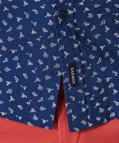 Gazman Tailored Seersucker Print Short Sleeve Shirt - Nightshade 15 Gazman Tailored Seersucker Print Short Sleeve Shirt - Nightshade -Cheap Accessories Store 7 28cc0396 5581 48c5 bbe6 8f34215425c2