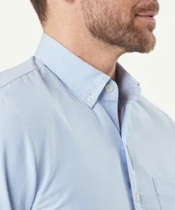 Gazman Tailored Casual Oxford Long Sleeve Shirt - Blue 15 Gazman Tailored Casual Oxford Long Sleeve Shirt - Blue -Cheap Accessories Store 8 42802