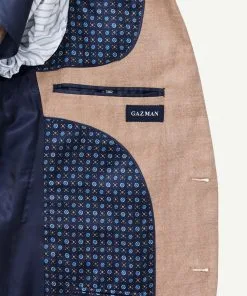 Gazman Linen Herringbone Sports Jacket - Chestnut 17 Gazman Linen Herringbone Sports Jacket - Chestnut -Cheap Accessories Store 8 46502