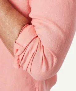 Gazman Tailored Linen Plain Shirt - Guava -Cheap Accessories Store 8 7281c216 5bd0 42a2 8501 abf4670069b6