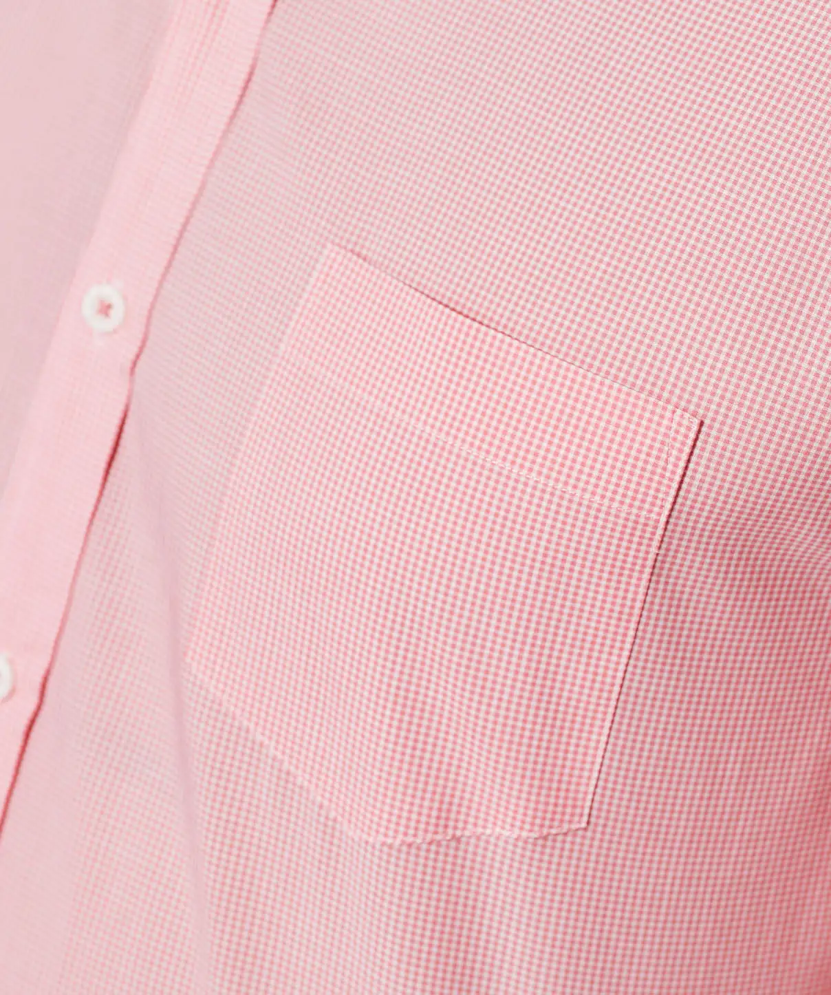 Gazman Tailored Featherweight Gingham Long Sleeve Shirt - Flamingo 9 Gazman Tailored Featherweight Gingham Long Sleeve Shirt - Flamingo - Image 7