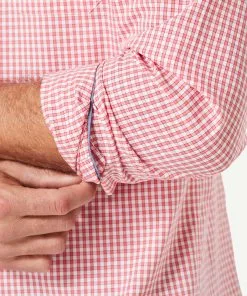 Gazman Tailored Easy Care Check Long Sleeve Shirt - RED -Cheap Accessories Store 8 b79fb13a 2008 477c 9772 8f73b47b74cc