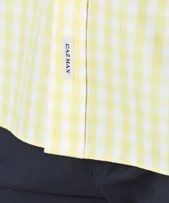 Gazman Non-Iron Oxford Check Long Sleeve Shirt - Yellow -Cheap Accessories Store 8 f8495226 0530 4aa8 a375 ae948a6db99c