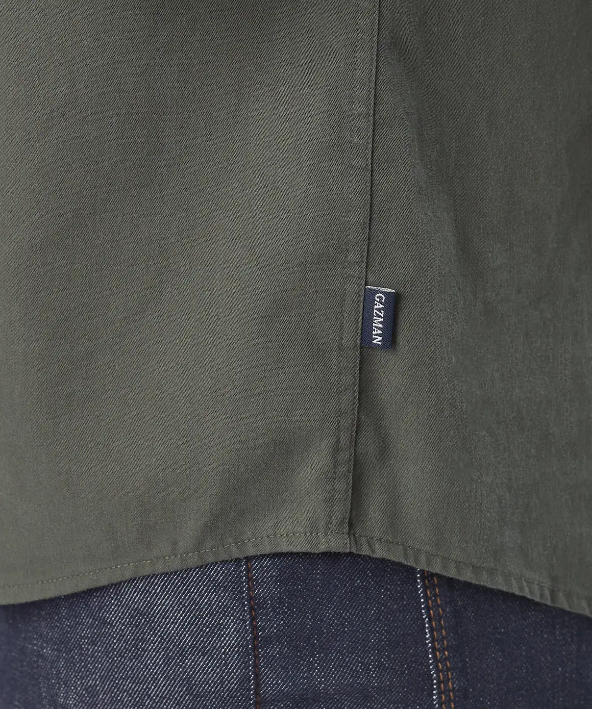 Gazman Authentic Twill Long Sleeve Shirt - Forest 10 Gazman Authentic Twill Long Sleeve Shirt - Forest - Image 8