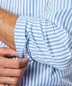 Gazman Tailored Casual Stretch Stripe Long Sleeve Shirt - Marine Blue 19 Gazman Tailored Casual Stretch Stripe Long Sleeve Shirt - Marine Blue -Cheap Accessories Store 9 cb333954 fa3b 4d5f b589 4f6a4ae871ec