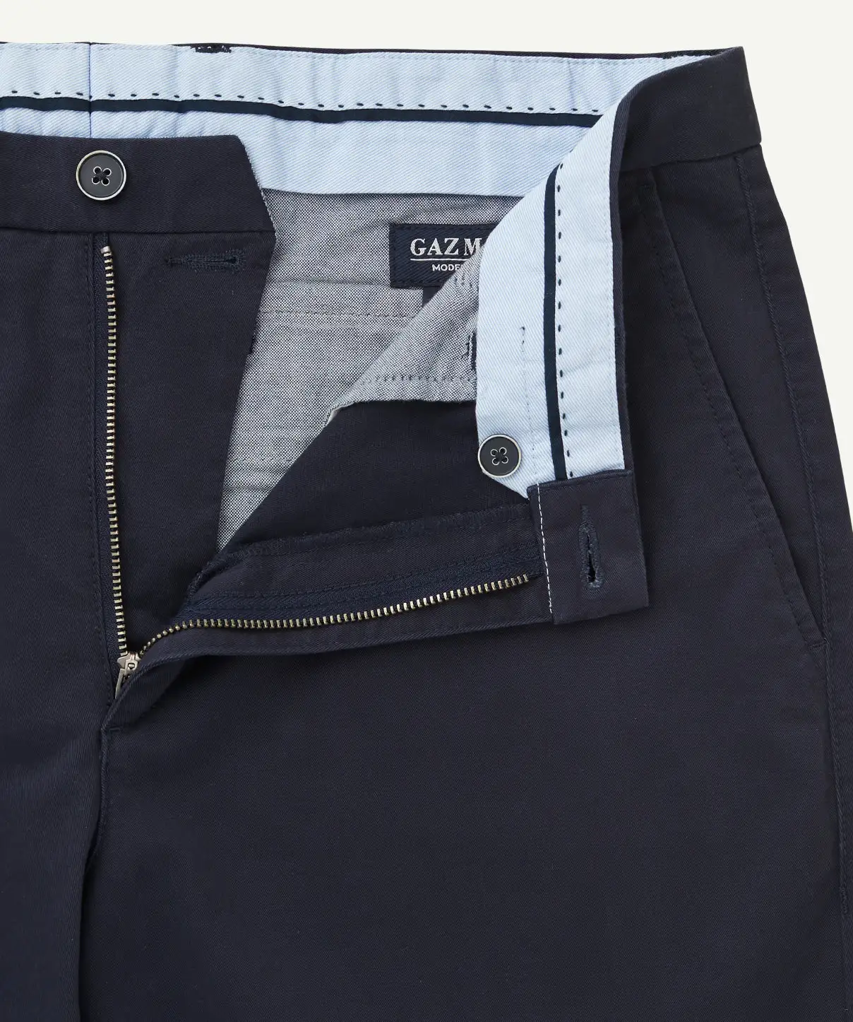 Gazman Modern Chino Pants - Navy 6 Gazman Modern Chino Pants - Navy - Image 4