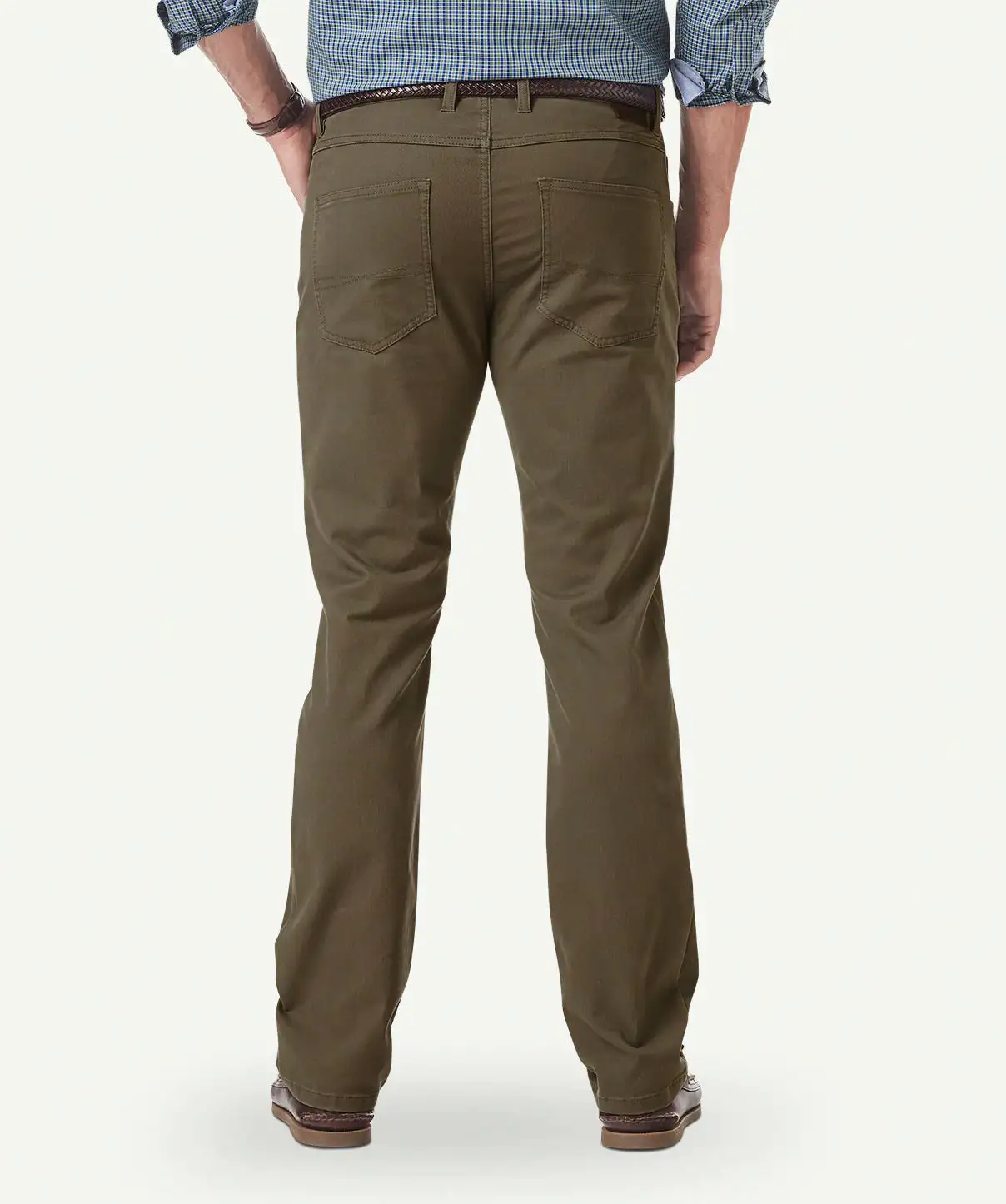 Gazman Stretch Bedford Cord Pants - Bison 5 Gazman Stretch Bedford Cord Pants - Bison - Image 3