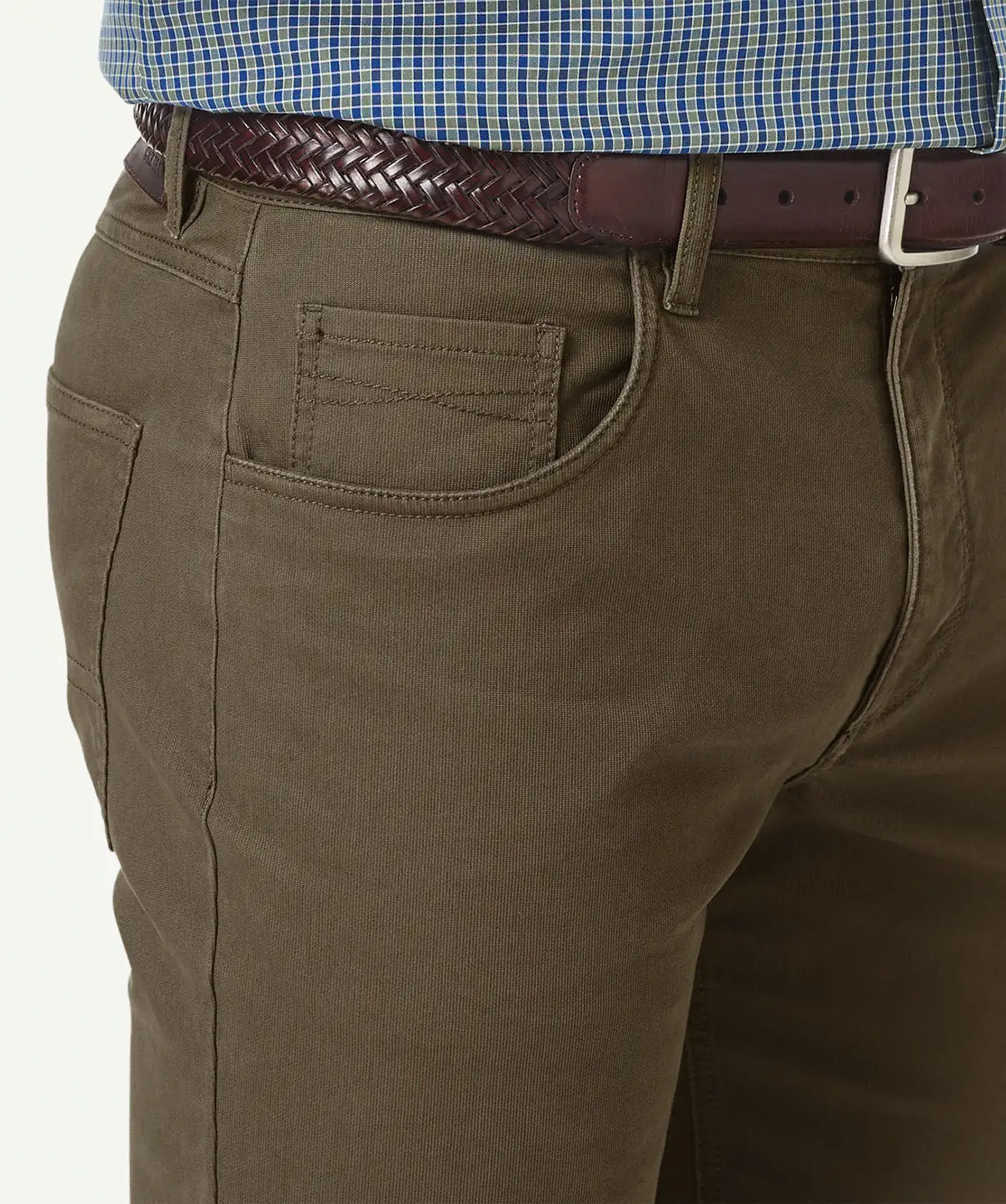 Gazman Stretch Bedford Cord Pants - Bison 6 Gazman Stretch Bedford Cord Pants - Bison - Image 4