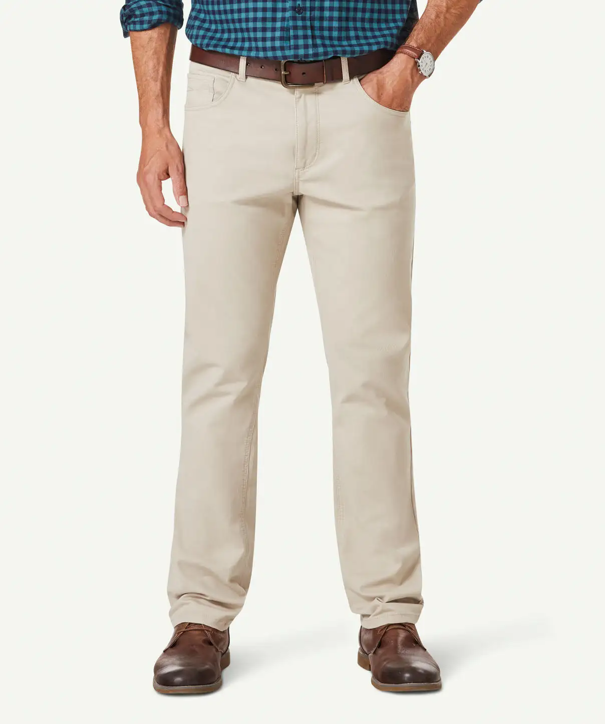 Gazman Stretch Bedford Cord Pants - Putty 2 Gazman Stretch Bedford Cord Pants - Putty