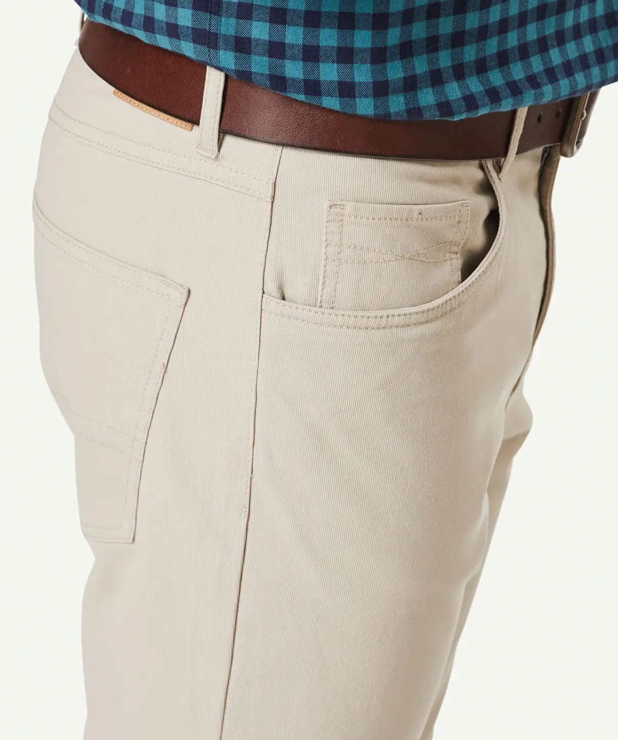 Gazman Stretch Bedford Cord Pants - Putty 6 Gazman Stretch Bedford Cord Pants - Putty - Image 5