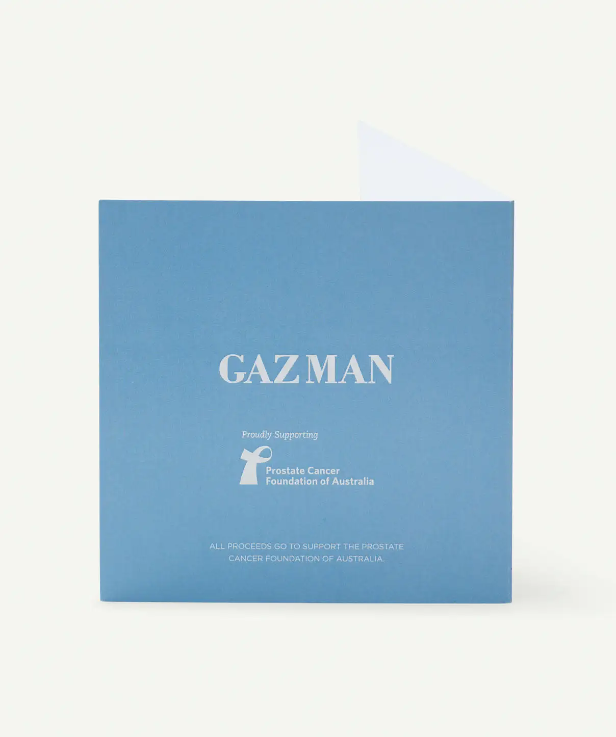 Gazman PCFA Greeting Card - Blue 4 Gazman PCFA Greeting Card - Blue - Image 2